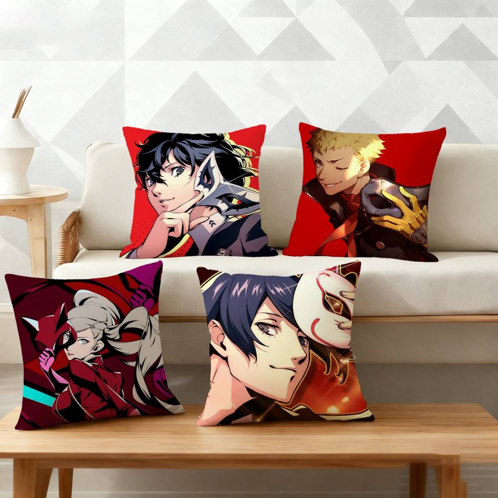 THE DAY BBREAKERS P Ryuji Anne Yusuke Makoto Pillow Case for Sofa Living Room Home office Decor Protective Cover