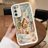 Phone case: 2D flat, suitable for Samsung Galaxy A34 A35 M05 M06 S20 S22 S21 FE Plus 5G protective cases, Christmas winter cabin, perfect holiday gift