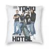 Tokio Hotel Билл Каулитц Винтажная наволочка Принт Полиэстер Наволочка для подушки Декор Наволочка для диванной подушки Чехол Домашний Квадратный ''