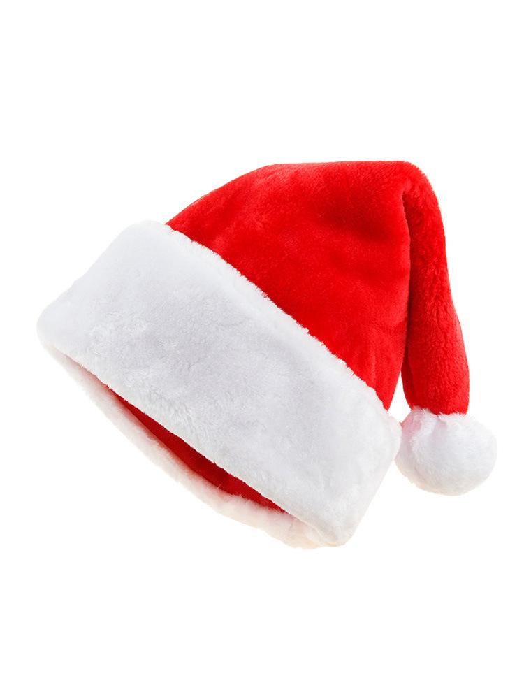 Extra Large Deluxe Plush Santa Hat - Thick, Long, Christmas Decoration