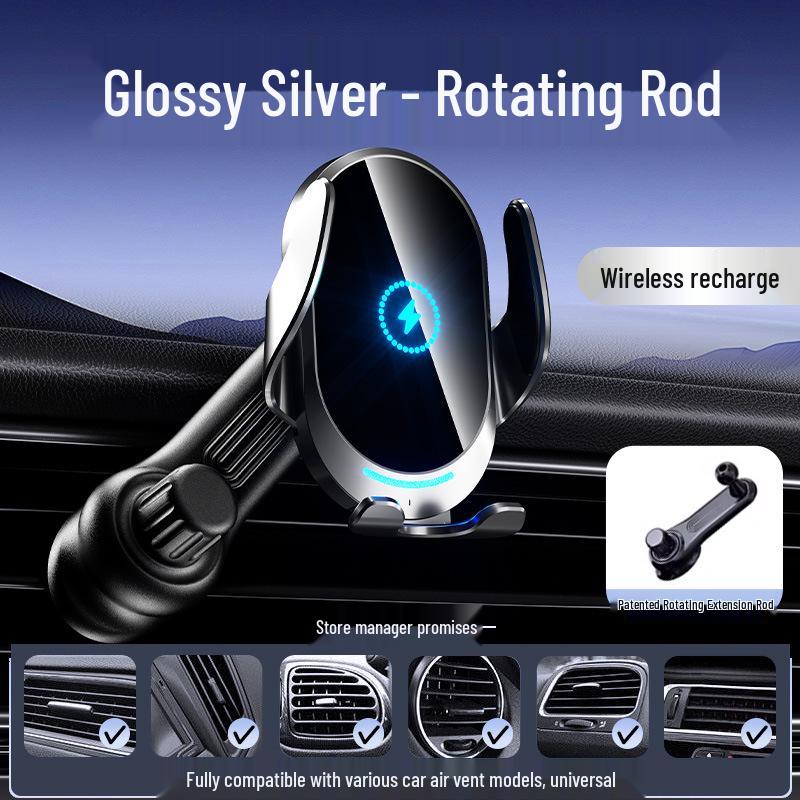 Universal Wireless Charging Car Phone Holder for Air Vent & Dashboard
