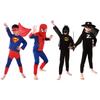Детский костюм супергероя Человека-паука для косплея, детские комплекты одежды с длинным рукавом