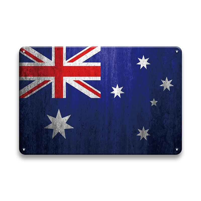 INEED Декор флаг страны винтажные постеры доска металлическая вывеска настенное художественное украшение жестяная вывеска бар паб гостиная домашняя железная живопись