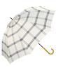 Basic Bamboo Checkered Long For Sunny or Rainy Large Bamboo Commuting To Work or Women Wpc. Umbrella, Umbrella, Umbrella, 58cm, Women's, Days, Handle,