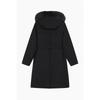 Benetton Fox Fur Hooded Down Jacket Bapde7561