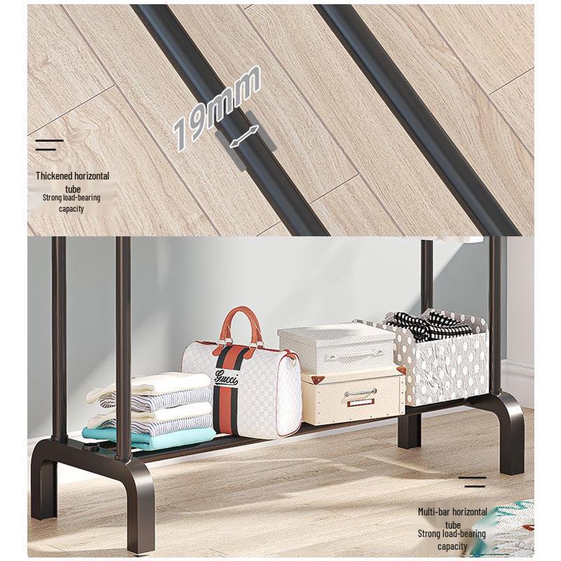 Multifunctional Indoor Clothes Drying Rack - Floor-Standing Balcony Coat Hanger