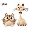 Unique Gifts for Home Decoration Resin Farmhouse Cat Figurine, Creative Country Style Animal Statue, Rustic Collectibles Ornamentation Mouse Sculpture