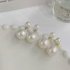 Korean Version of Two Pearl Earrings French Retro Earrings Elegant Temperament Earrings for Women New Style