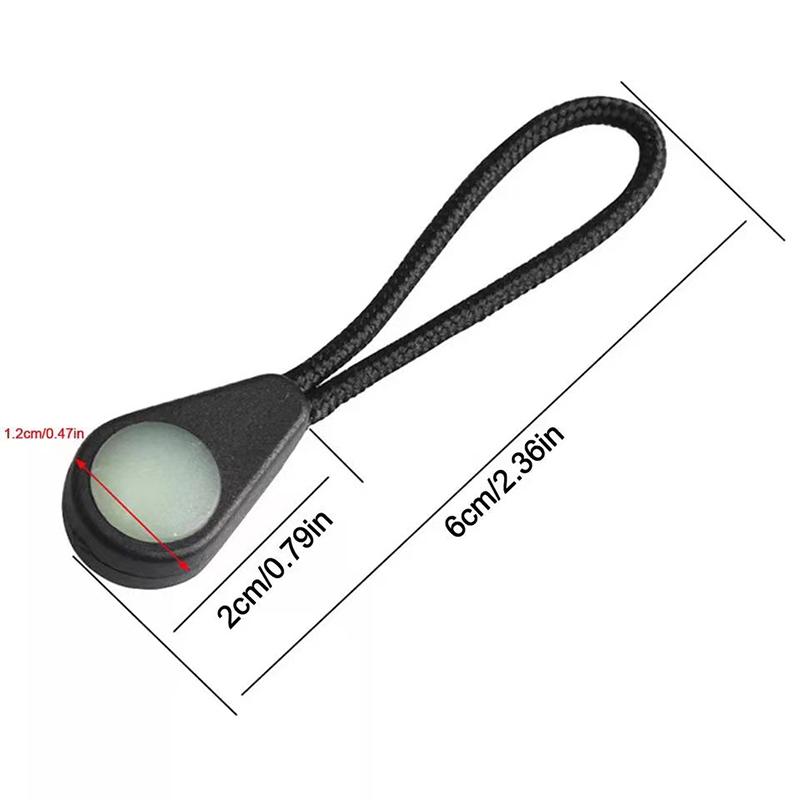 5/10 шт. Светящиеся пуллеры для молний, светящиеся в темноте, для курток, пальто, для активного отдыха, кемпинга, походов, палаток, набор пуллеров для молний