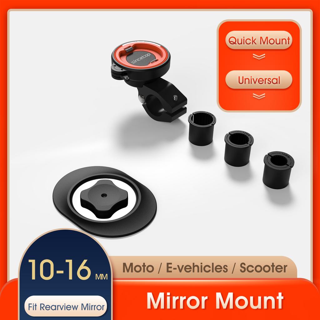 Мотоциклетный держатель для мобильного телефона, быстрое крепление для электромобилей, зеркало заднего вида с двигателем, GPS-подставка, кронштейн для мобильного телефона, быстрое крепление