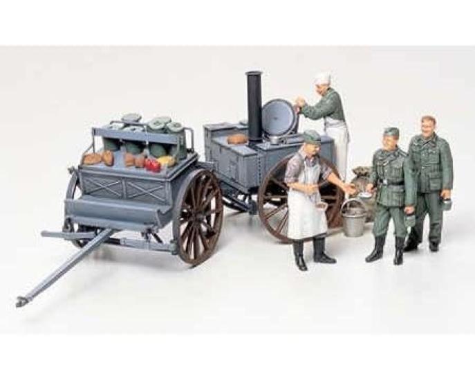 Tamiya Military Miniature Series Немецкий армейский полевой набор для готовки, пластиковая модель 35247 1/35 № 247