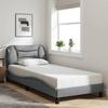 VidaXL Bed Frames Without Mattress Hvar, Upholstered Bed, Slat Base, Single Bed, Adult Bedroom Bed 3207737