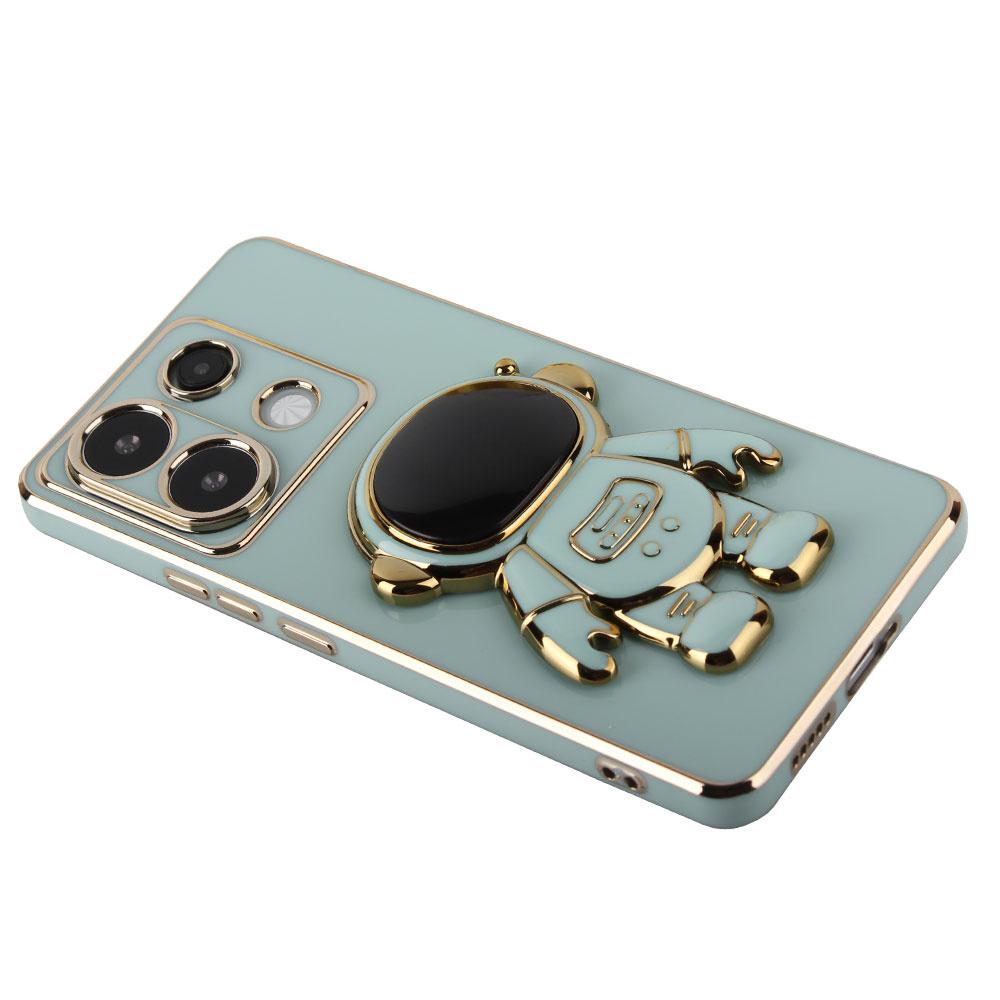 Case for Xiaomi Redmi Note 13 Pro 5G, Astronaut, green + 9H Tempered Glass