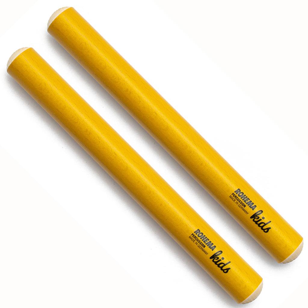 ROHEMA Kids' Percussion Color Claves, 3-Pair Set, 618077