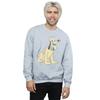 Disney Mens Pluto Sitting Sweatshirt