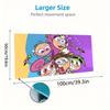 The Fairly OddParents Print  Cushion Non-slip Laptop Tablet Big Mousepad XXL Mat Mini PC Playmat With Lock edge