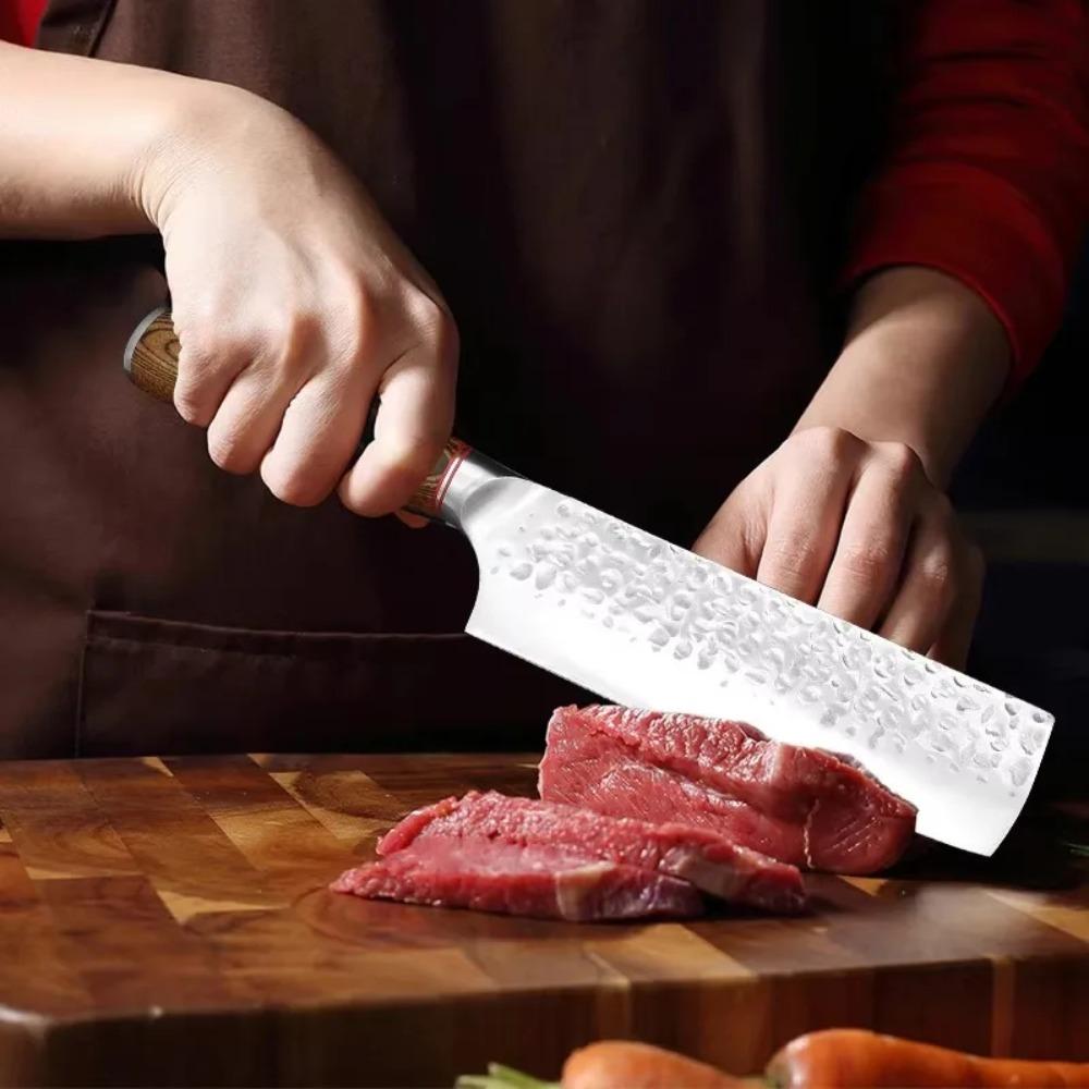 Профессиональный нож-топорик кованый кухонный нож для нарезки мяса и рыбы шеф-повара из нержавеющей стали нож для обвалки для кухонных инструментов