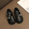 Обувь из кожи для девочек на вечеринку, свадьбу, модная детская обувь для выступлений, детская обувь Мэри Джейн, все подходящие 2024, весна-осень