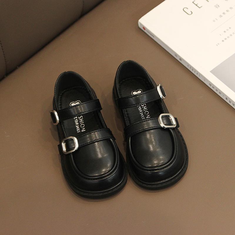 Обувь из кожи для девочек на вечеринку, свадьбу, модная детская обувь для выступлений, детская обувь Мэри Джейн, все подходящие 2024, весна-осень