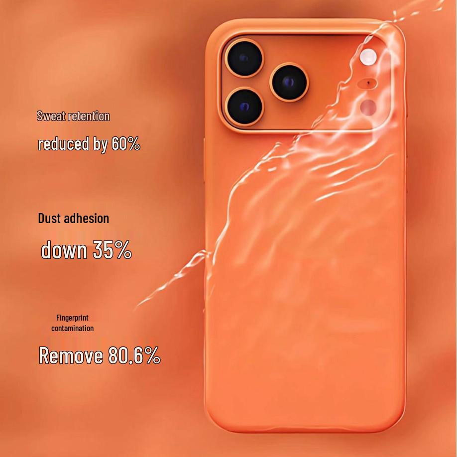 Магнитный чехол из жидкого силикона для Apple iPhone 17 Pro Max с анимированной кнопкой камеры.