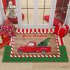Рождественский декор для пола в комнате, ковер для кухни, коврик для прихожей, коврик для ванной комнаты, противоскользящий коврик для ног, спальни, гостиной
