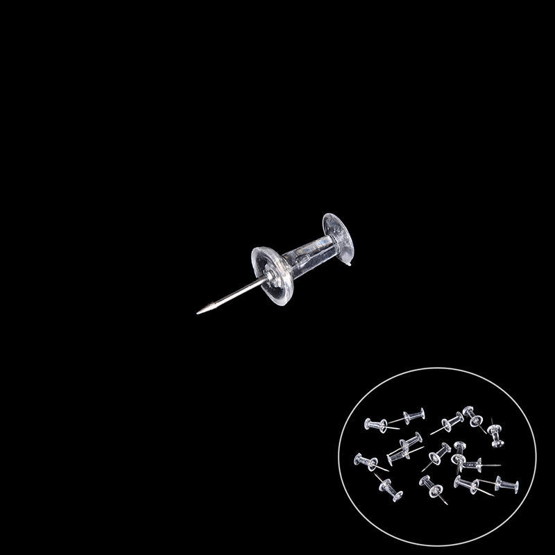 Высокие 40 шт. прозрачные кнопки доска объявлений карта кнопки для большого пальца точка бюллетень