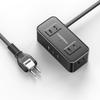 YUDOFICAL Удлинитель-сетевой фильтр, 2 м, с розетками и USB, Октопус-стиль разводки, 4 розетки переменного тока, 2 порта USB-A + порт Type-C, Настенное крепление, Октопус