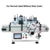 ZONESUN Double Sides Label Sticker Liquid Soap Automatic  Round Water Bottle Labeling Machines With Printer ZS-TB500