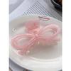 2 Ladies summer new solid color fresh sweet claw bow back head shark clip hair grab hair accessories