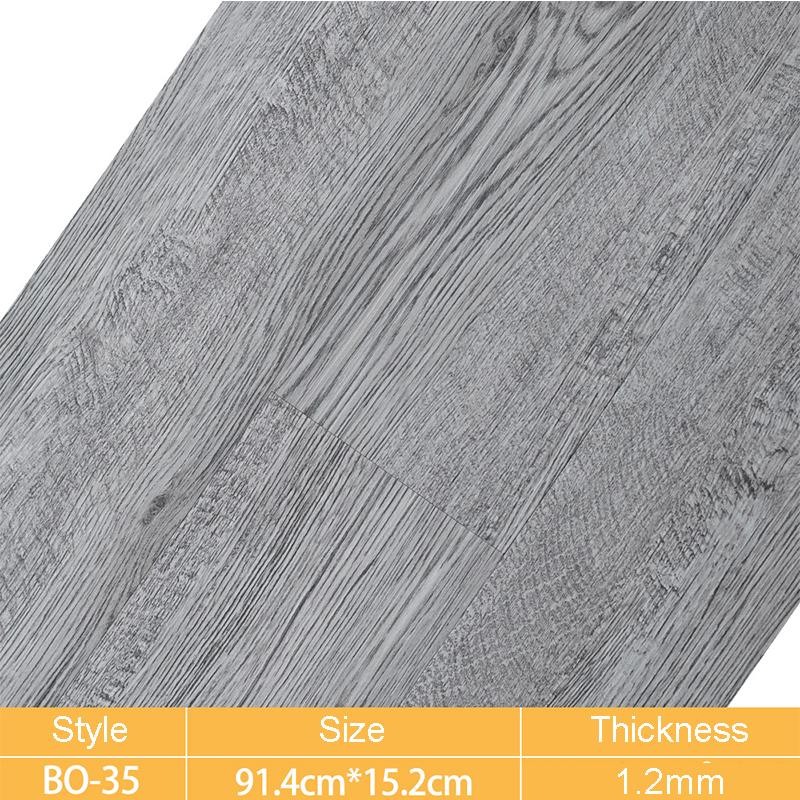 Wood Grain Floor Stickers 3D Wall Sticker PVC Waterproof Self-Adhesive Wallpaper Kitchen Living Room Home Floor Decor