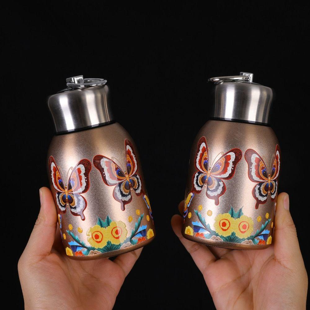 Непроливаемая Изолированная Кружка Кружка для Кофе из Нержавеющей Стали Тонкая Изолированная Термобутылка для Воды Спорт