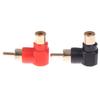 1 пара 90 градусов RCA прямоугольный разъем адаптеры штекер M/F угловой аудио адаптер