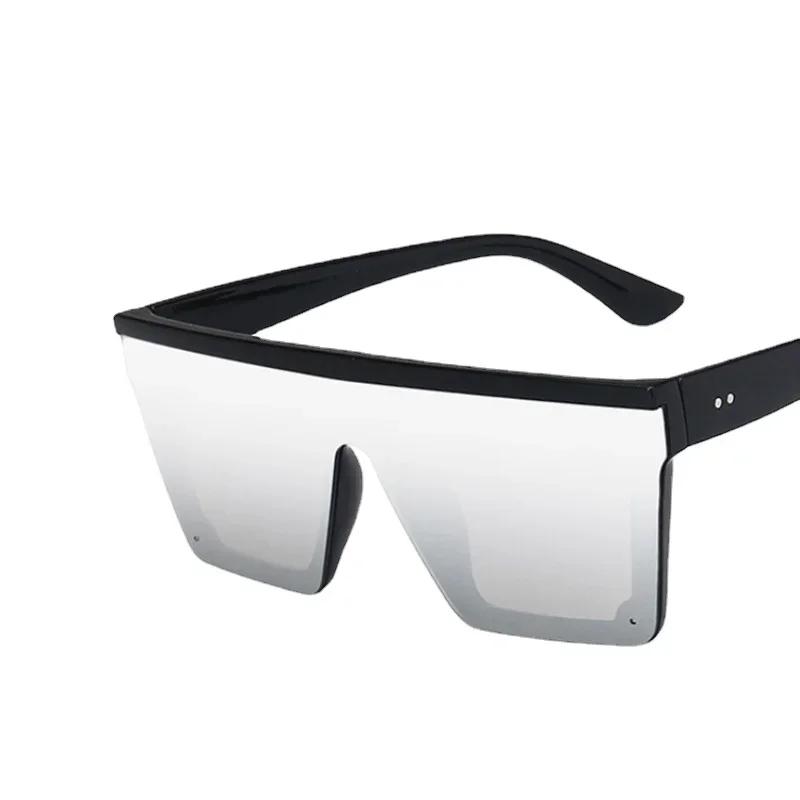 Women Oversized Square Sunglasses Men Vintage Big Frame Rectangle Sun Glasses Street Po Driving Eyewear UV400