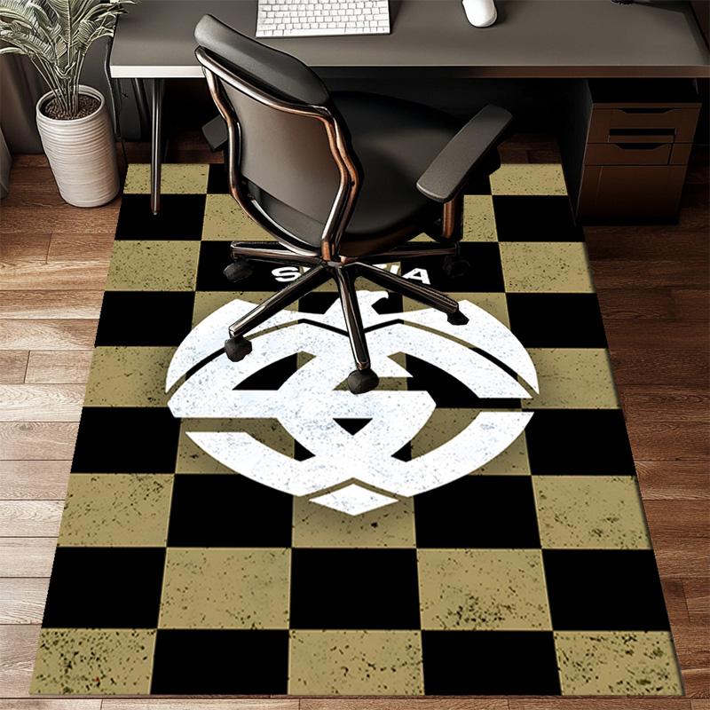 Spe-zia 1906 Emblem Rug for Living Room, Game Rooms, Office, Bedroom, Office Floor Mat Playful Design, fan gifts Christmas decor