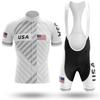 Mens Cycling Jersey Shorts Set Quick-Dry Breathable Bike Wear Road