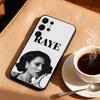 R-Raye Singer Phone Case For Samsung S26,S25,24,23,22,30,21,10,9,Ultra,Plus,Lite,Black Soft Case