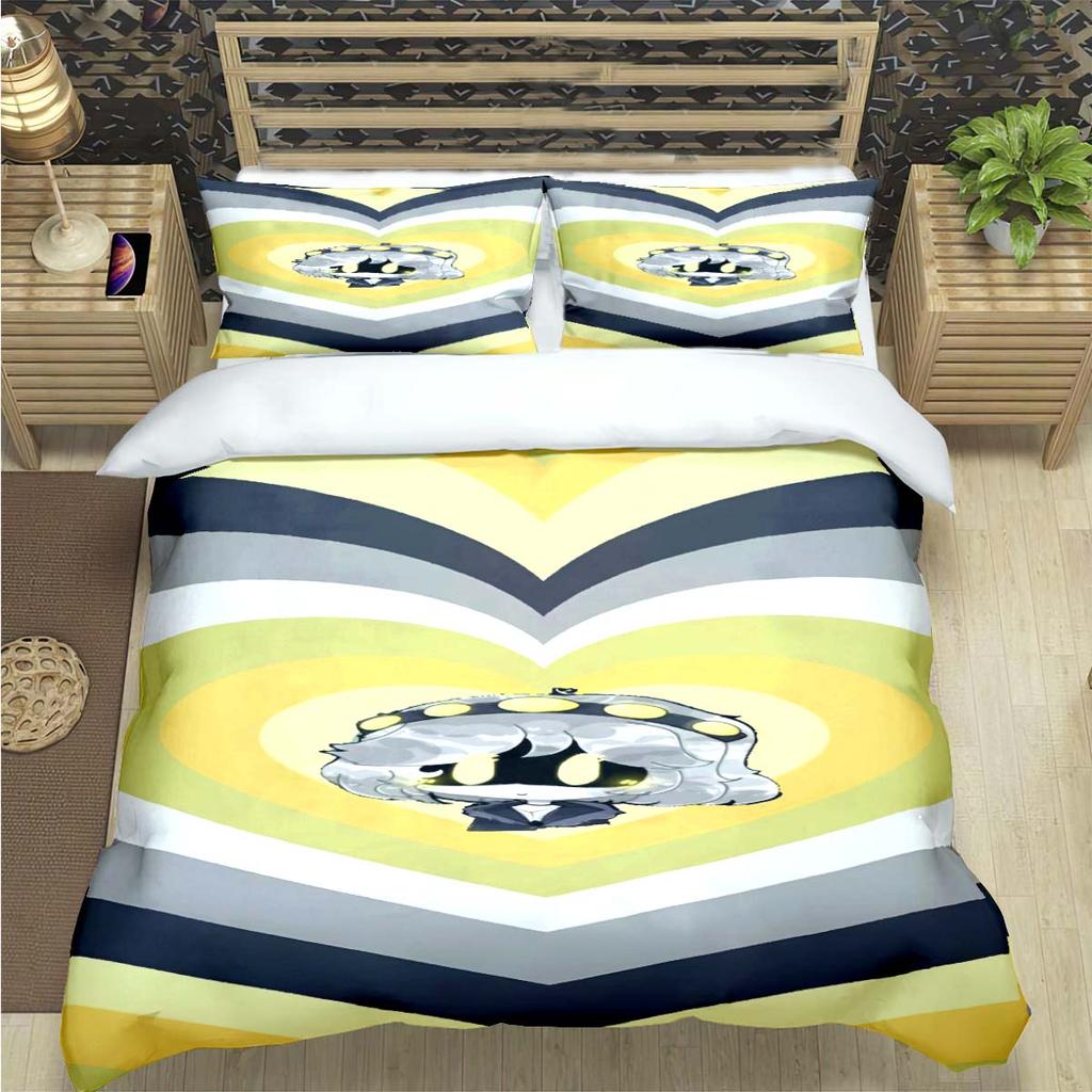 Fashion Hot Cartoon Murder Drone  Print Bedding Set Duvet Cover Comforter Bed  Youth Kids Girl Boys Luxury  Birthday Gift