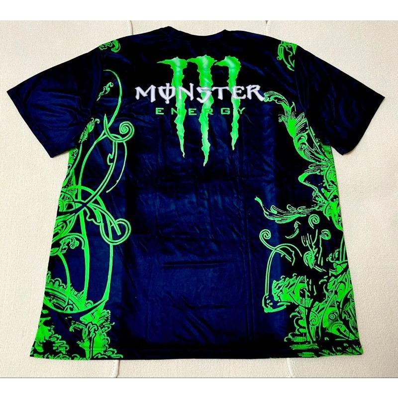 Мужская футболка с принтом узора банки Monster Energy для уличного стиля, удобная для мотогонок, совершенно новая модель 2026 года