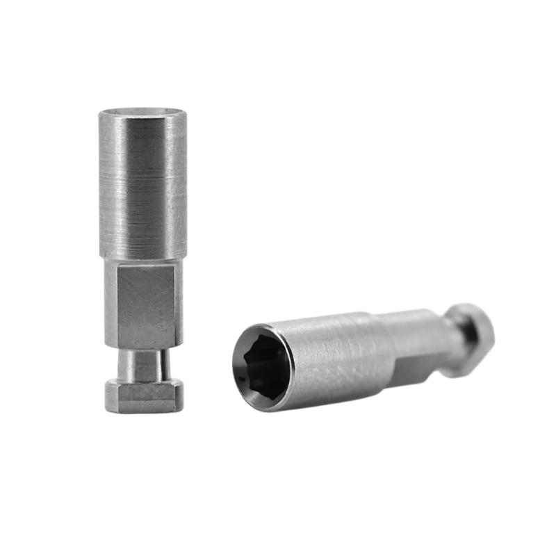 Dental Implant Healing Abutment Transfer Cap Biocompatible Titanium Base 1Pcs Fit for Adin Dental Laboratory Use