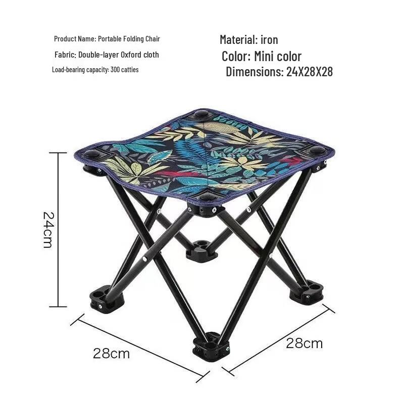 ZISIZ Portable Outdoor Folding Stool