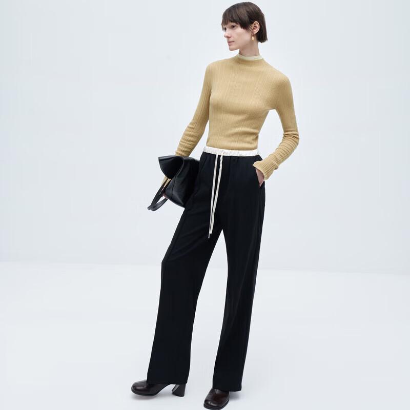 Edition Women's Ribbed Wool Cashmere Sweater (EBC4SWT032)