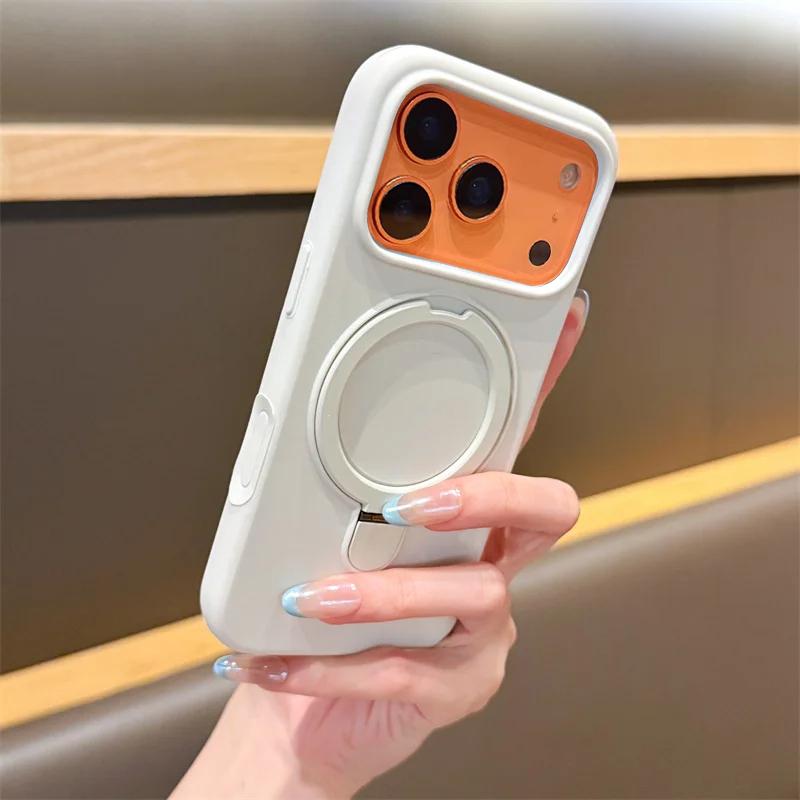 Матовый Невидимый Держатель Для Чехла Телефона Для Для Iphone 17 16 15 13 14 12 11 Pro Max Plus Ударопрочные Чехлы Для Для Iphone 17 Air