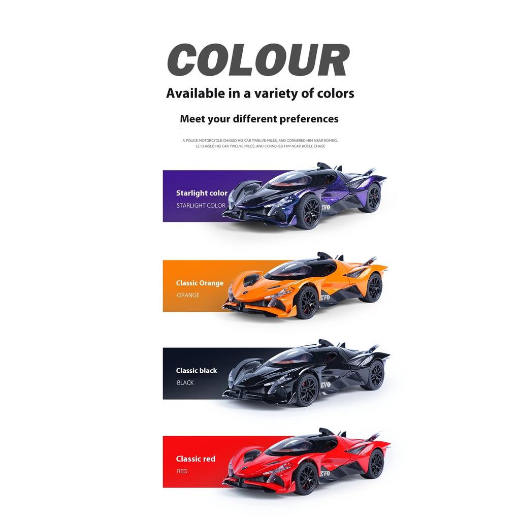 Игрушечная модель Apollo EVO из сплава масштаба 1/32 - Футуристичный дизайн, Звуковые и световые эффекты, Пружинный механизм - Идеально для детских игр