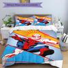 3pcs Spider-Man Web 1 Cover+2 Pillowcases, Pillow Inserts Not Included, Machine Washable, All-Season Use, Teen and Adult Rooms119