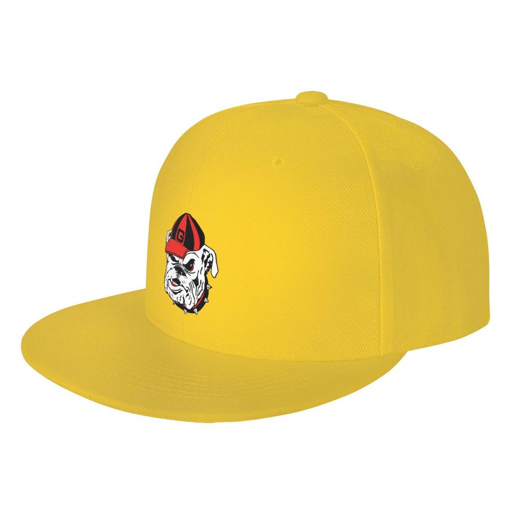 Логотип Georgia Bulldogs, унисекс, хип-хоп, плоские бейсболки, регулируемая винтажная шляпа с козырьком, четыре сезона