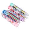 5 Pcs 8 Color Press Crayons Safe Bright Colors Simple Operation Refill Replaceable Colored Crayons for Children