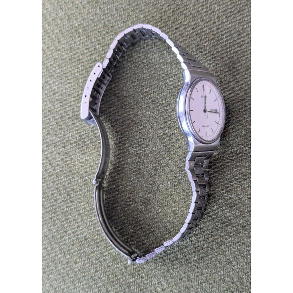 Used SEIKO Chronos Men's Watch Quartz Silver