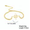 Double Layer Gold Chain Bracelet Japanese Miko Metal Hand Jewelry Delicate Stacked Cuff For Women Fashion Accessory