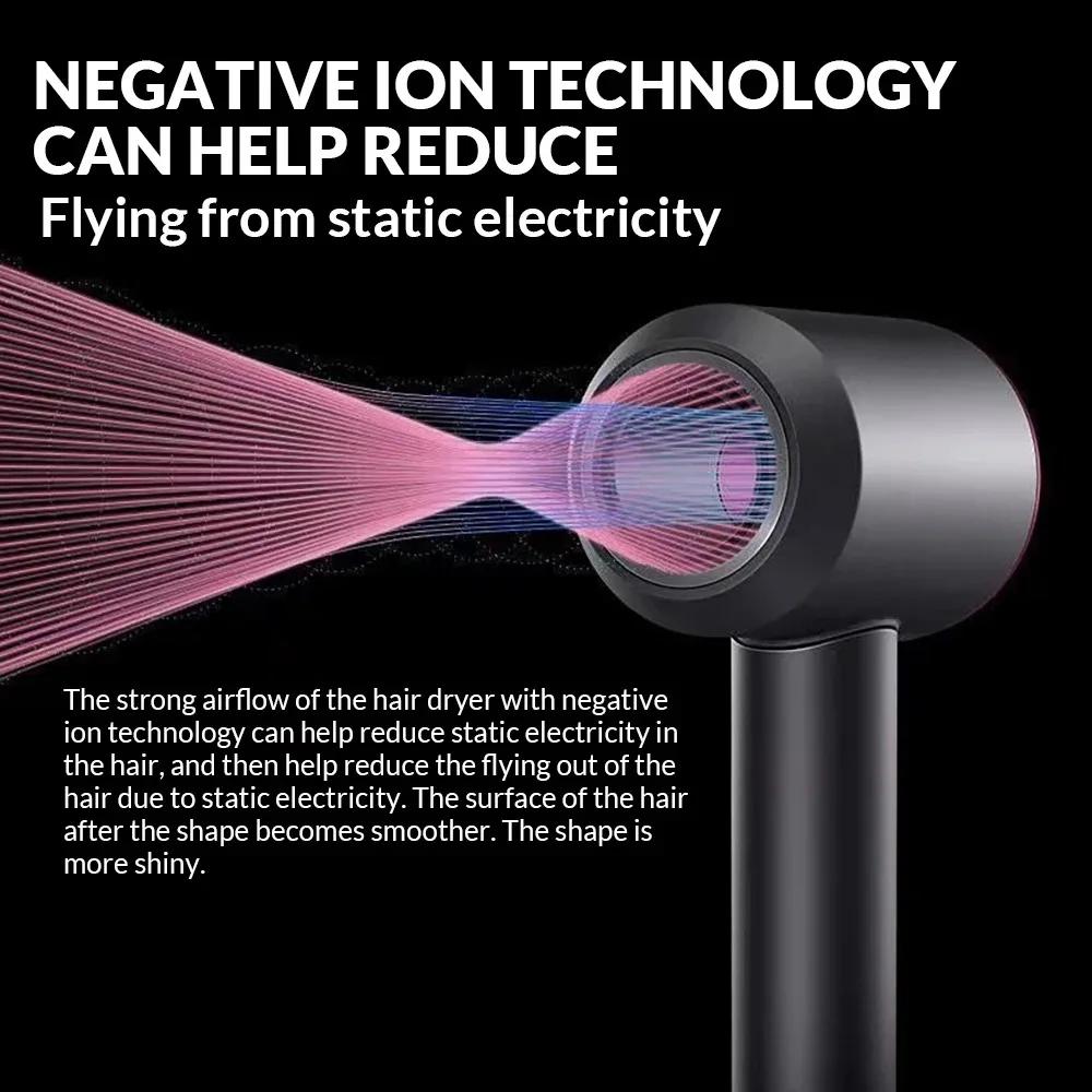 200 миллионов отрицательных ионов фен для волос высокоскоростной сильный ветер машина для ухода за волосами быстросохнущий бытовой профессиональный фен