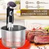 1500W 220V Sous Vide Precision Cooker Immersion Circulator Low Temperature Cooking Rod LED Display